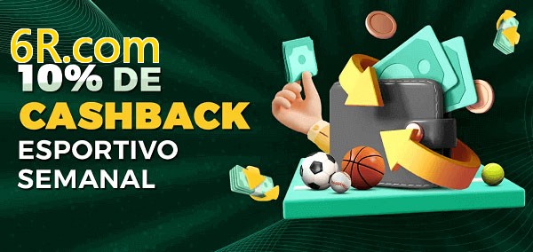 10% de bônus de cashback na 6R.com